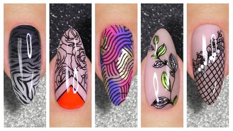 Nail Art Designs 2020 New Stamping Nail Art Youtube