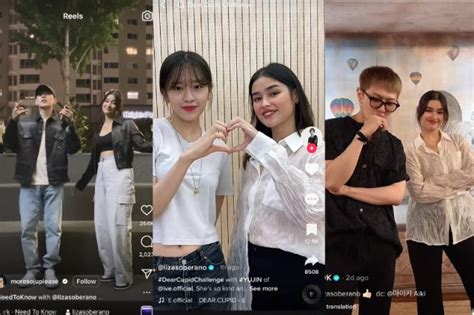 liza soberano s tiktok ig collaborations with k pop idols spark speculations among fans