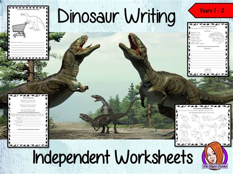 Dinosaur Writing Worksheets With Pictures Of Dinosaurs