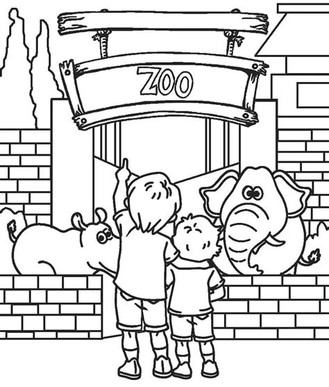 Free Printable Zoo Coloring Page Download Print Or Color Online For Free