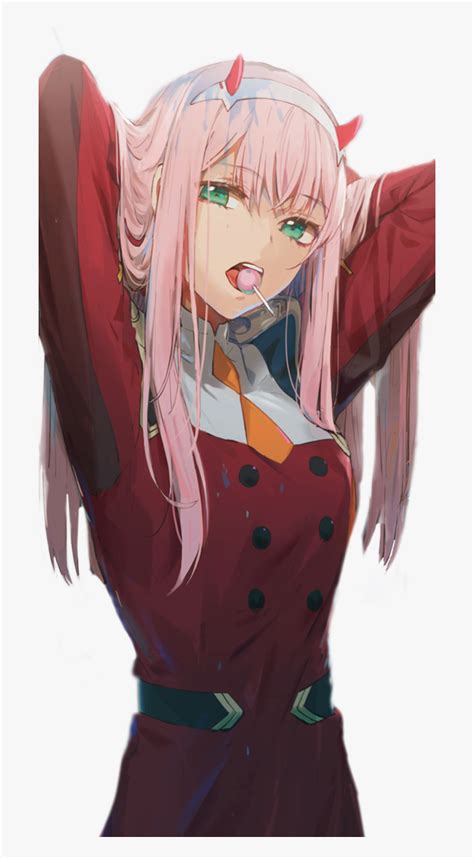 Anime Girl With Pink Hair And Horns Hd Png Download 860x1560