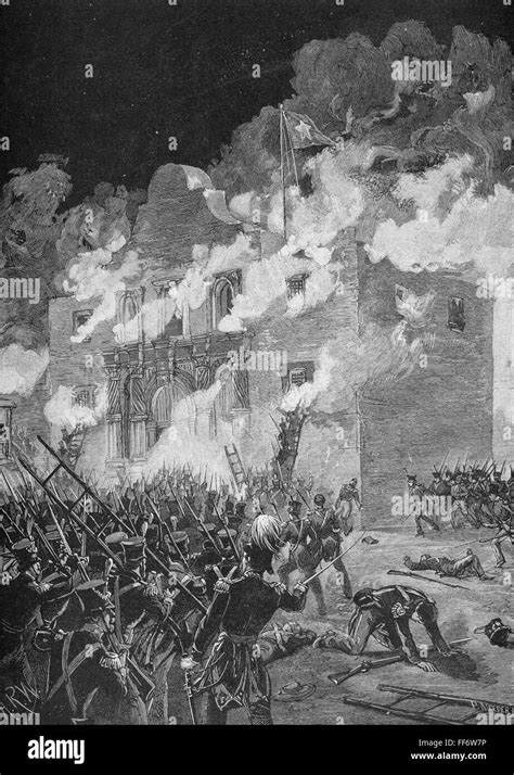 Texas The Alamo 1836 Nthe Siege Of The Alamo 23 February 6 March