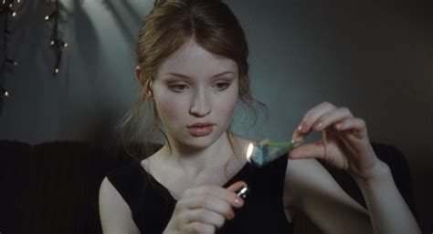 Emily Browning Burning Some Bills In Sleaping Beauty Emily Browning