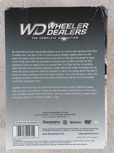 Wheeler Dealers The Complete Collection Series 1 11 Dvd Boxset