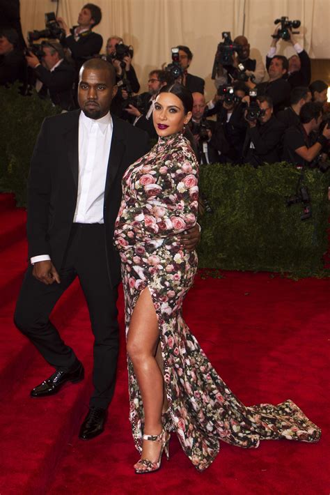Pregnant Kim Kardashian ‘worst Dressed At Met Gala 2013 ‘fat Reality Star Wears Matching