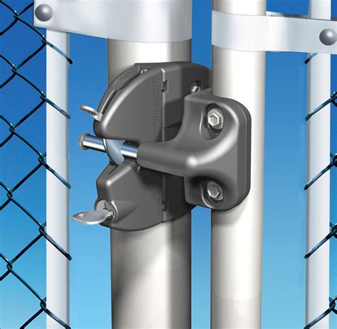 In general for residential chain link fences, dig holes 6 in diameter by 30 deep (or below frost line in your area). Chain Link Fence Gate Latch - Landscaping & Lawn Care ...