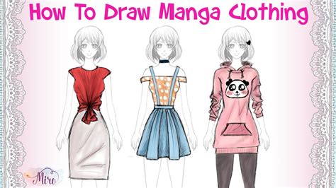 How To Draw Manga Clothing Folds Casual Outfits Step By Step