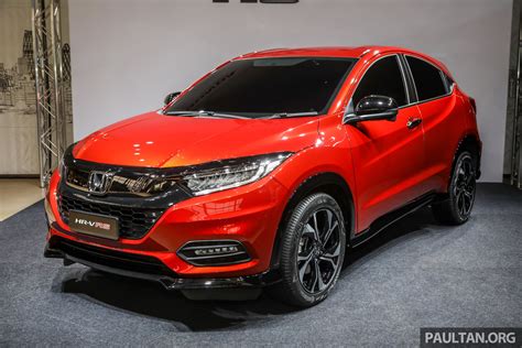 2018 Honda Hr V Facelift Open For Booking In Malaysia New Rs Variant