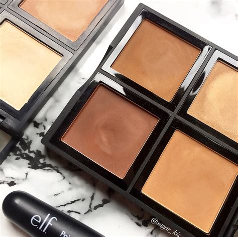 ELF Light Medium And Deep Contour Palettes Review And Swatches Sugar