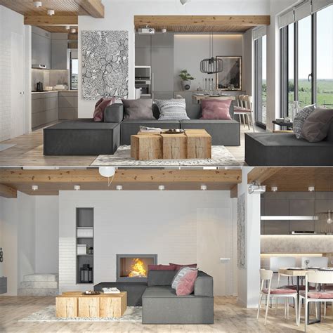 Home Designing — Via Beautiful Modern Minimalist Loft With A View