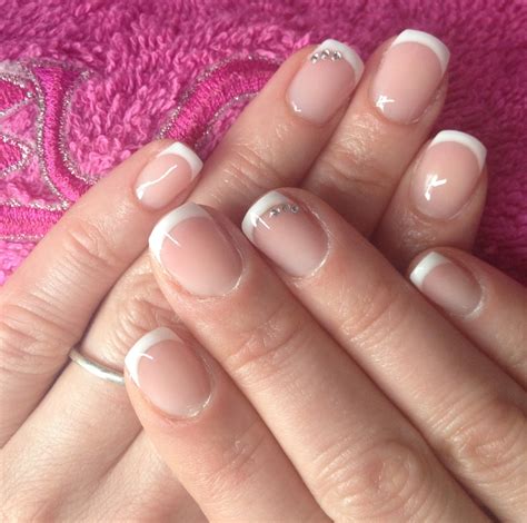 French Tipped Gel Overlays Talk Of The Town Salon And Day Spa