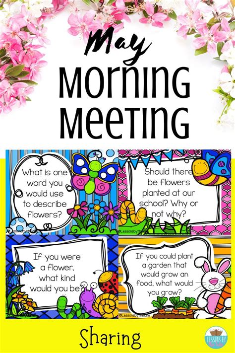 Your Students Will Love Answering These May Morning Meeting Share