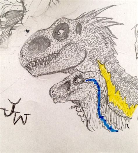Jurassic World Drawing Pencil Sketch Colorful Realistic Art Images