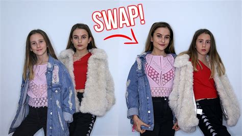 style swap with my little sister lovevie youtube