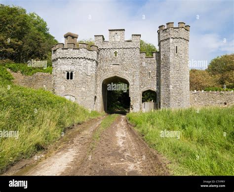 Dunraven Castle Gatehouse South Wales Stock Photo Royalty Free Image