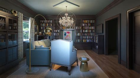 Before And After Moody Online Library Interior Design