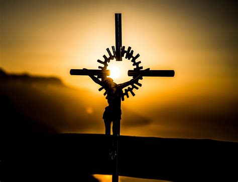 Imagen Católica Cruz Cristo Dios Sunset Cathopic Cruz De Cristo