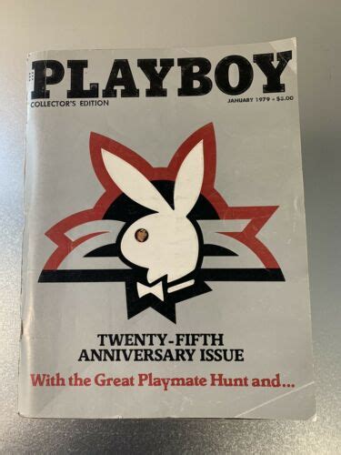 Mavin Playboy Magazine January 1979 25th Anniversary Issue Candy Loving