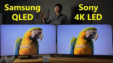 Samsung Qled Vs Sony 4k Led Tv Comparison Upscaling Hdr Game Mode