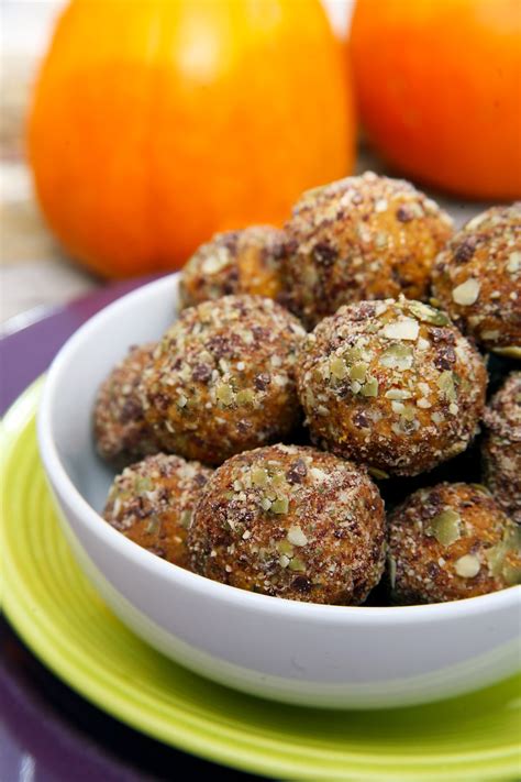 Chocolate Chip Pumpkin Protein Balls Popsugar Fitness