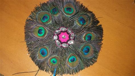 Handmade Real Peacock Feathers Hand Fan And Decorative For Etsy