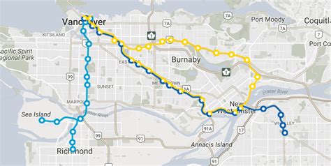 New Skytrain Routes Millennium Line Will No Longer Run To Waterfront