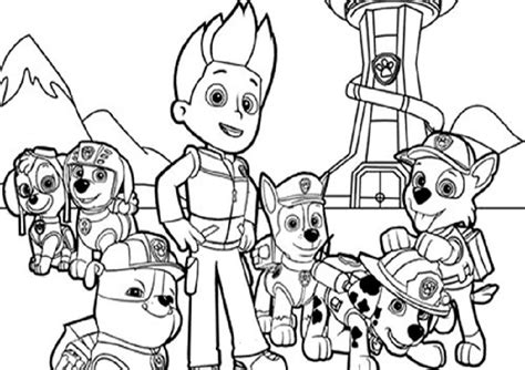 Ausmalbilder zum ausdrucken paw patrol. Paw patro-10 | Beste Ausmalbilder