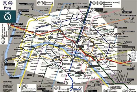 Geolocalized Metro Map Of Paris Hejorama