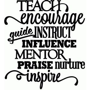 Download Teach encourage mentor inspire - vinyl phrase | Life coach ...