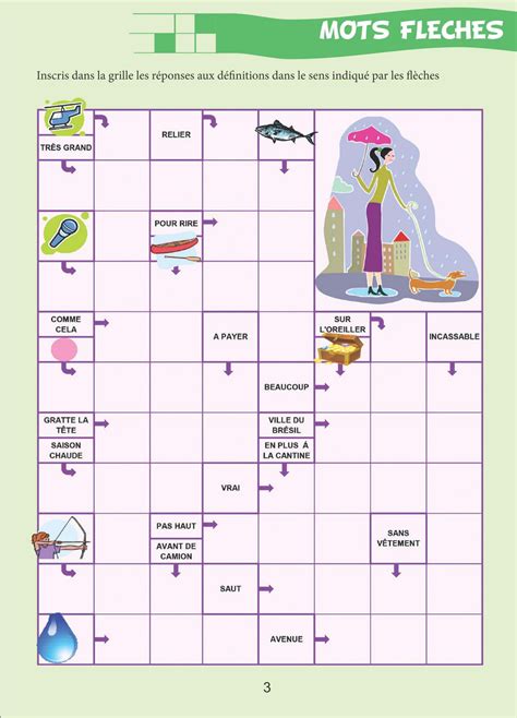 Grille Enfant (Marmailles) Mots Fleches. Voir Sur Le dedans Mots