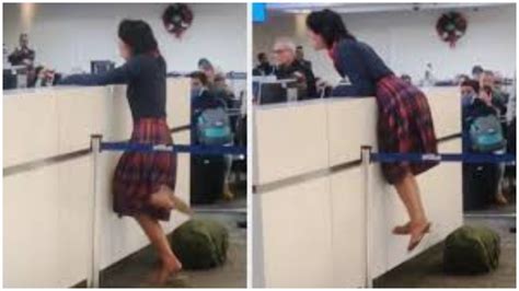 Watch Womans Meltdown At Florida Airport Goes Viral