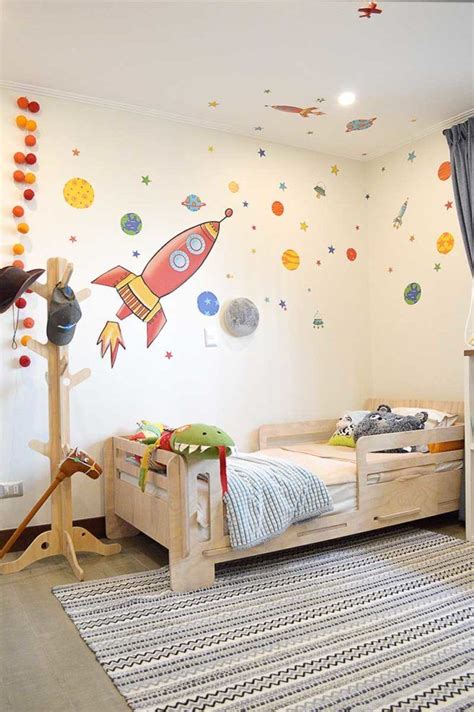 Infantil Dormitorio Niño Cama Espacio Madera Mobiliario