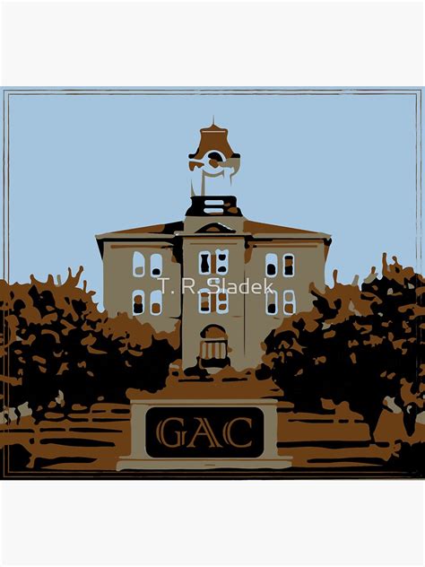 Old Main At Gustavus Adolphus College Sticker For Sale By Slad3k