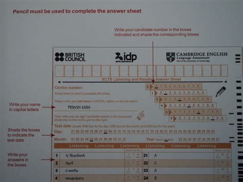 Ielts Listening Answer Sheet Ultimate Guide Vrogue