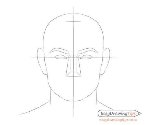 How To Draw A Male Face Step By Step Tutorial