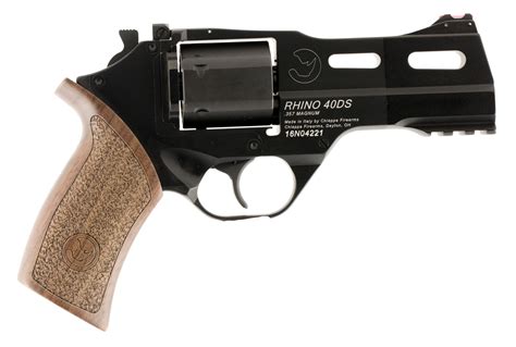 Chiappa Firearms 340219 Rhino 40ds 357 Mag 6rd 4 Black Anodized