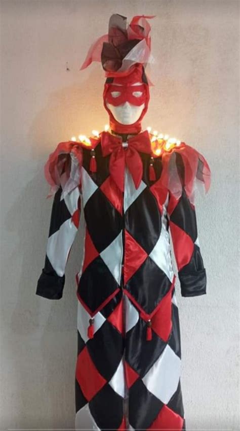 Lighted Mime Stilt Costume Marmen Costumes