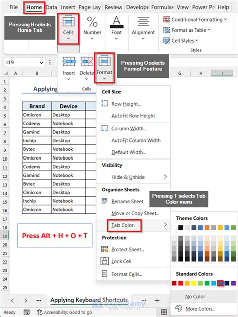 How To Change Worksheet Tab Color In Excel Handy Ways