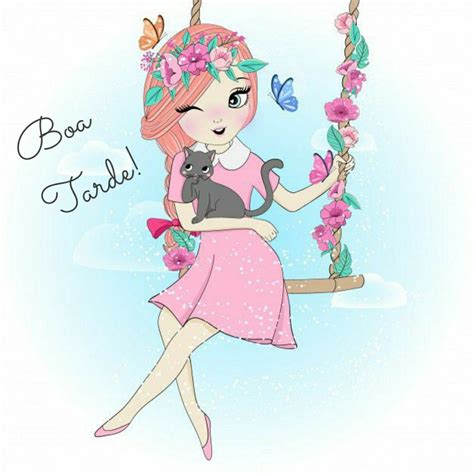 Pin By Angela Saraiva On Boa Tarde Cute Girl Illustration How To