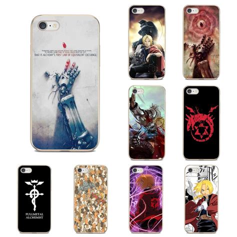 Soft Transparent Cases Covers Anime Fullmetal Alchemist For Iphone 6 7