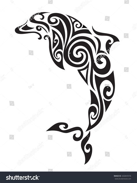 658 Tribal Dolphin Vector Images Stock Photos And Vectors Shutterstock