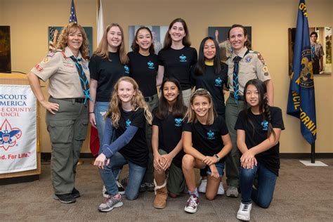 The First All Girl Troop Applies To The Orange County Boy Scouts
