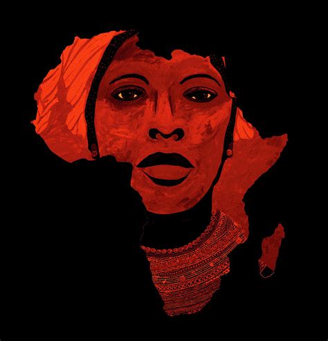 Mother Africa Mixed Media By Irene Jonker