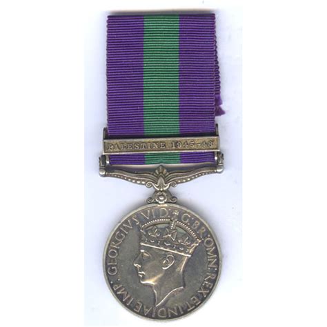 General Service Medal Palestine 1945 48 Liverpool Medals