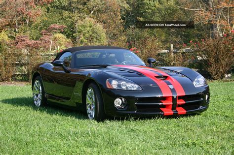 2008 Dodge Viper Srt 10 Convertible 2 Door 8 4l