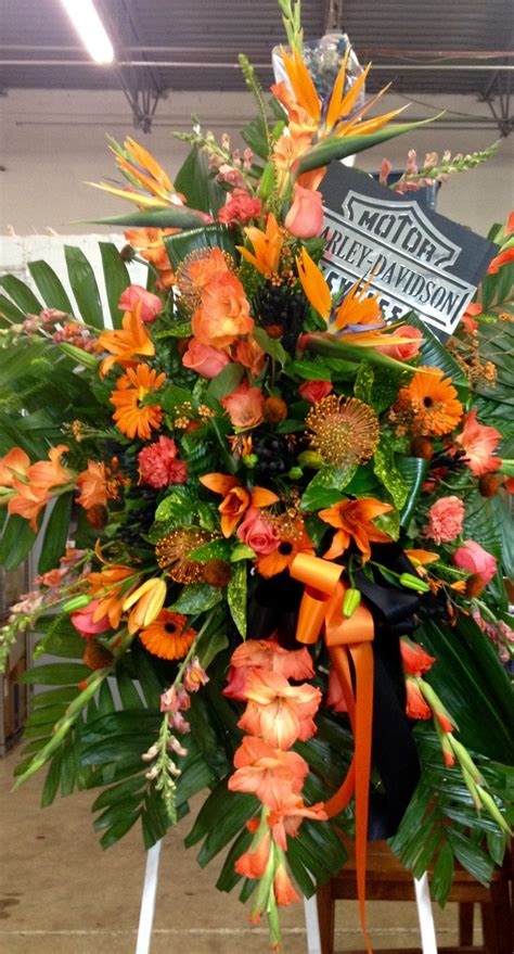Harley Davidson Funeral Flower Arrangements | Best Flower Site