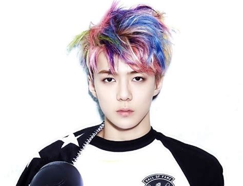 Who Rocks Rainbow Hair Kpop Male Edition Updated Kpop Profiles