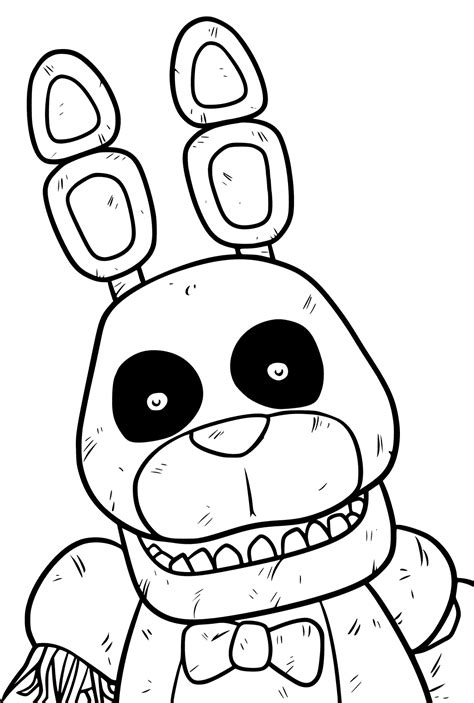 Printable Springtrap Coloring Pages Printable Coloring Pages