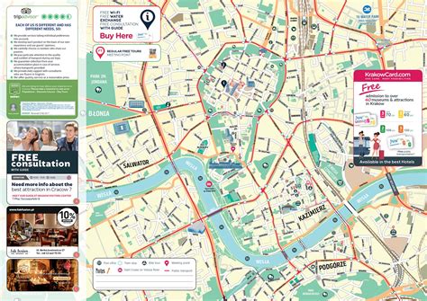 Poniżej pojawi się mapa drogowa z wyznaczoną trasą, informacja o długości trasy oraz dokładny plan jak dojechać na miejsce docelowe. Krakow Map - Free Download, Get It Now (2018)