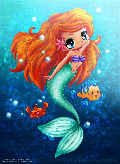 The Little Mermaid By Mareishon On Deviantart Mermaid Cartoon